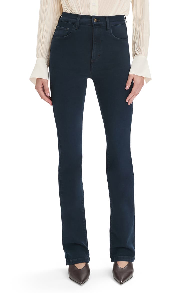 The Valentina Super High Waist Mini Bootcut Jeans, Main, color, BEVERLY