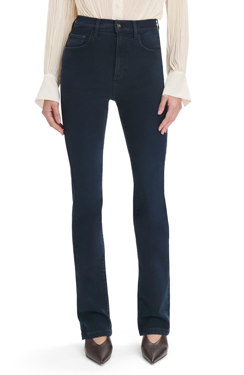 Favorite Daughter The Valentina Super High Waist Mini Bootcut Jeans, Main, color, Beverly
