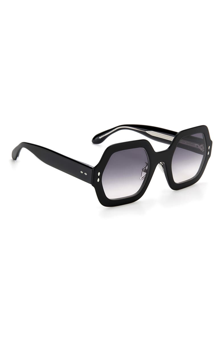 Isabel Marant 52mm Sunglasses, Alternate, color, Black/ Grey Shaded