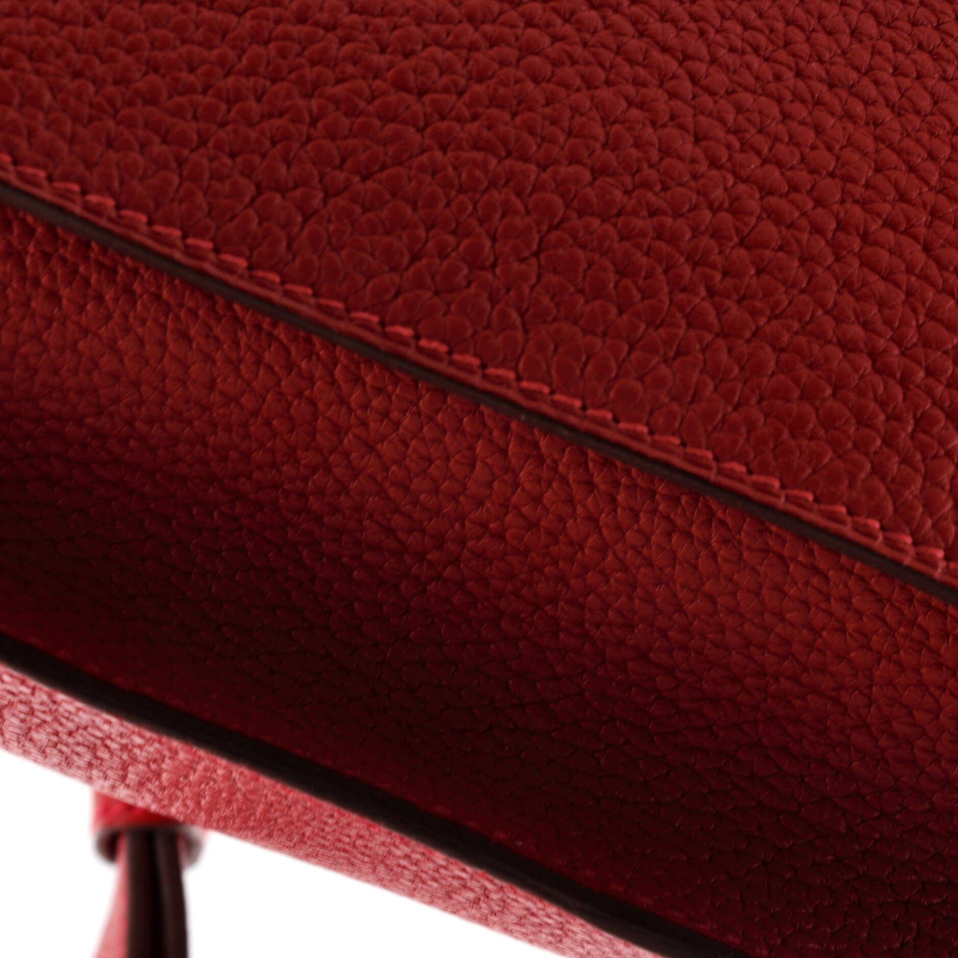 Pre-Owned Hermes Jypsiere Bag Clemence 31, Alternate, color, Rouge Casaque