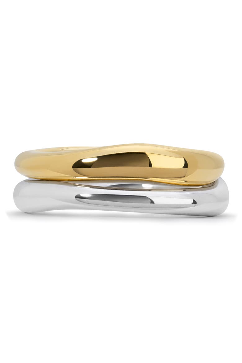 Set of 2 Nura Stacking Rings, Main, color, 18K GOLD VERMEIL/SS