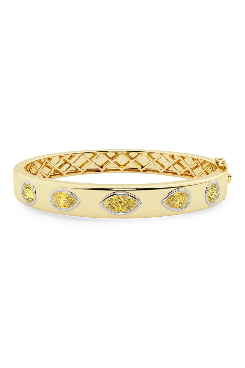 Yellow Lab Grown Diamond Bangle video