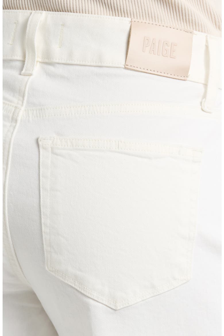 Sasha Cuff High Waist Ankle Wide Leg Jeans, Alternate, color, TONAL ECRU