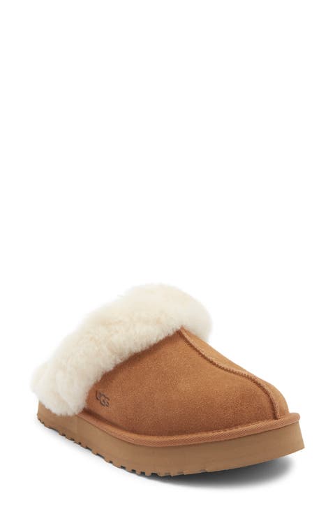 Kids' Disquette Genuine Shearling Trim Slipper (Little Kid & Big Kid)