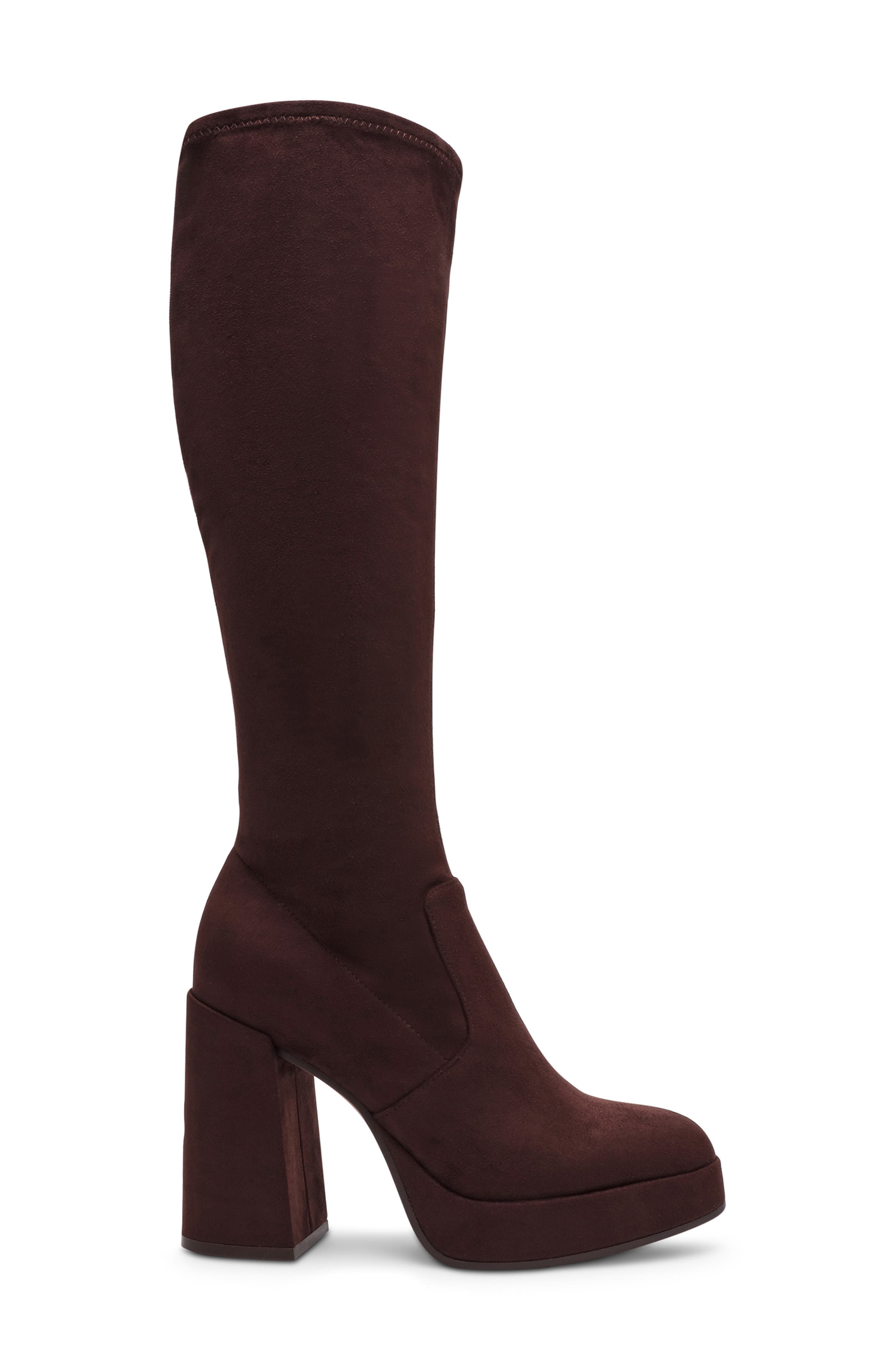 Steve Madden Twain Platform Boot, Alternate, color, Brown