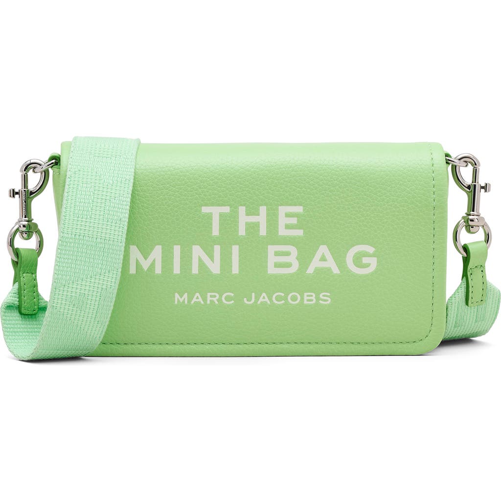 Marc Jacobs The Mini Leather Crossbody Bag In Green