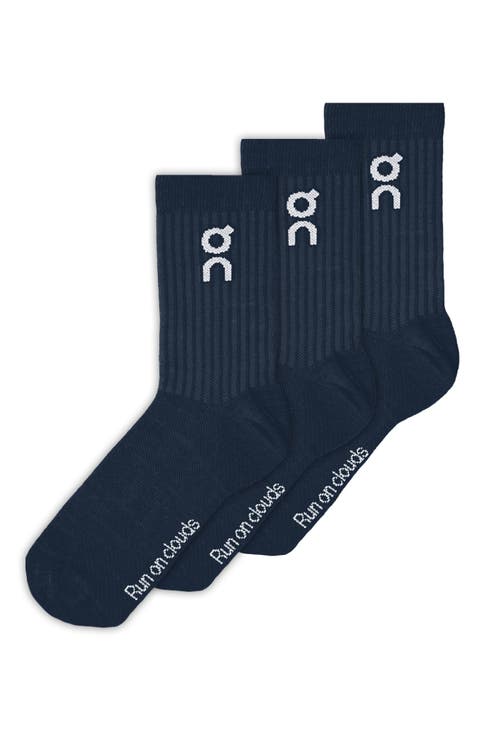 Logo Organic Cotton Crew Socks