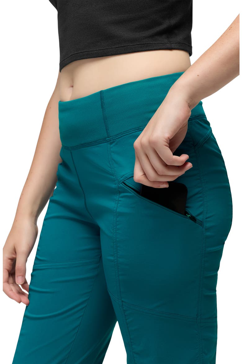 Koen Mid Rise Performance Pants, Alternate, color, BLUE CORAL
