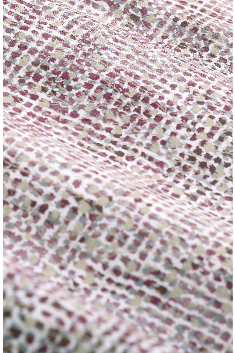 James OoohCotton® Abstract Print Button-Up Shirt, Alternate, color, BURGUNDY