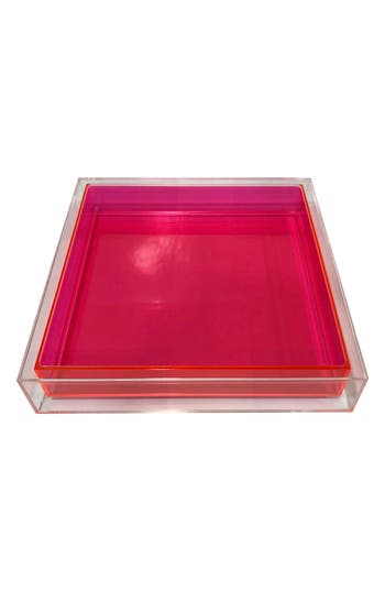 R16 Home Encased Color Lucite Tray