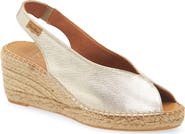 Toni Pons Laila Slingback Peep Toe Platform Wedge Sandal