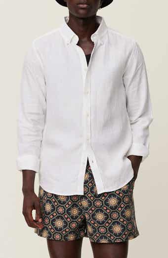 Les Deux Kristian Linen Button-Up Shirt