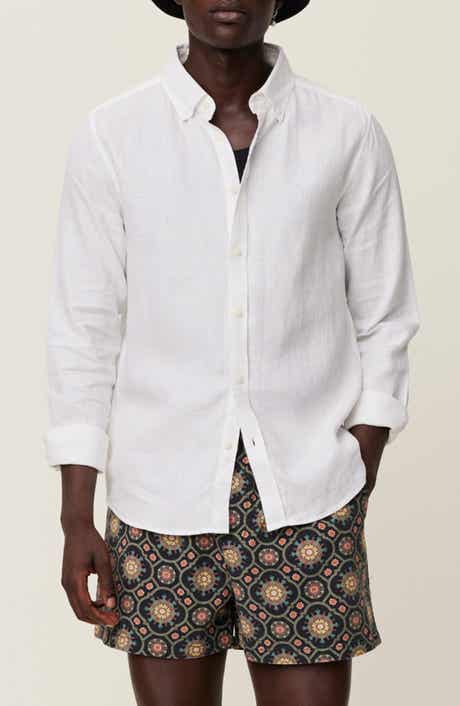 Les Deux Kristian Linen Button-Up Shirt