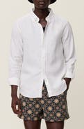 Les Deux Kristian Linen Button-Up Shirt