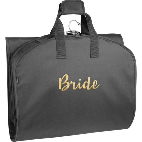 60" Premium Tri-Fold Travel Garment Bag with exterior pocket