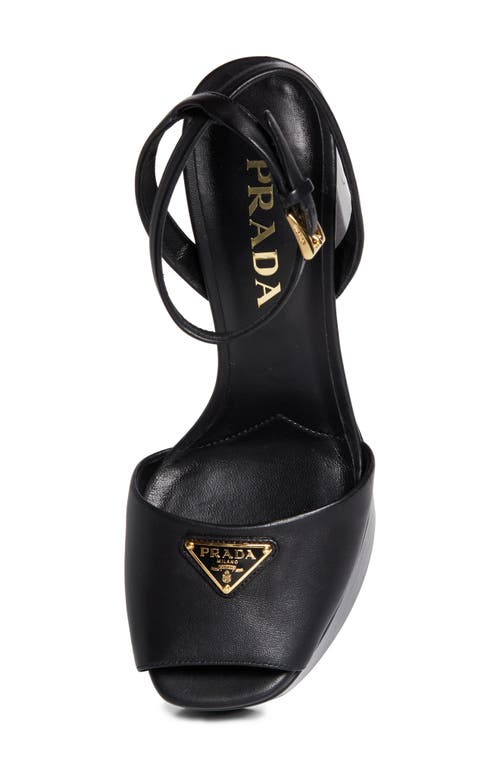 Prada Nappa Leather Platform Sandals