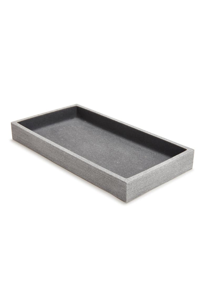 Faux Slate Vanity Tray, Main, color, GREY