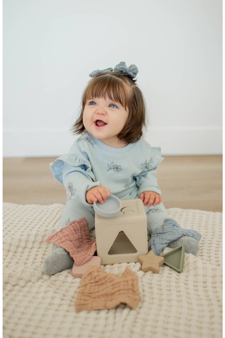 Shape Sorter Tissue Toy, Alternate, color, Beige
