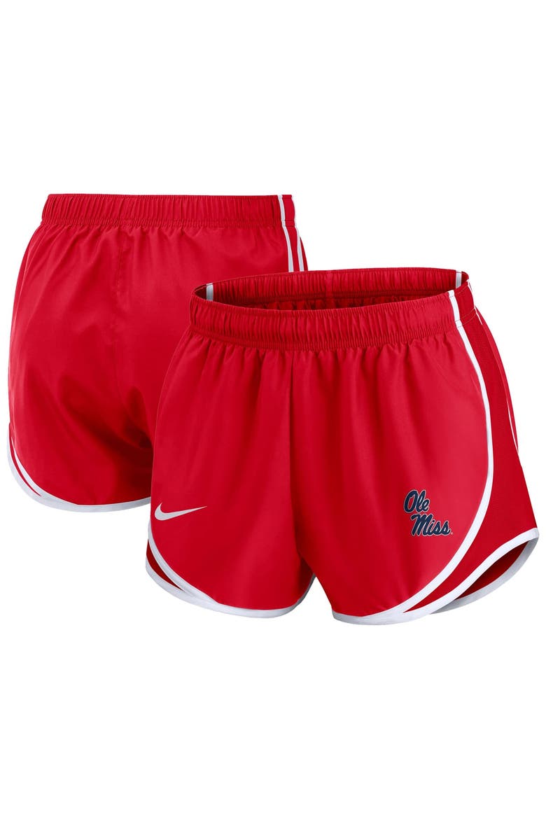 Women's Nike Red Ole Miss Rebels Tempo Dri-FIT Shorts, Main, color, Red