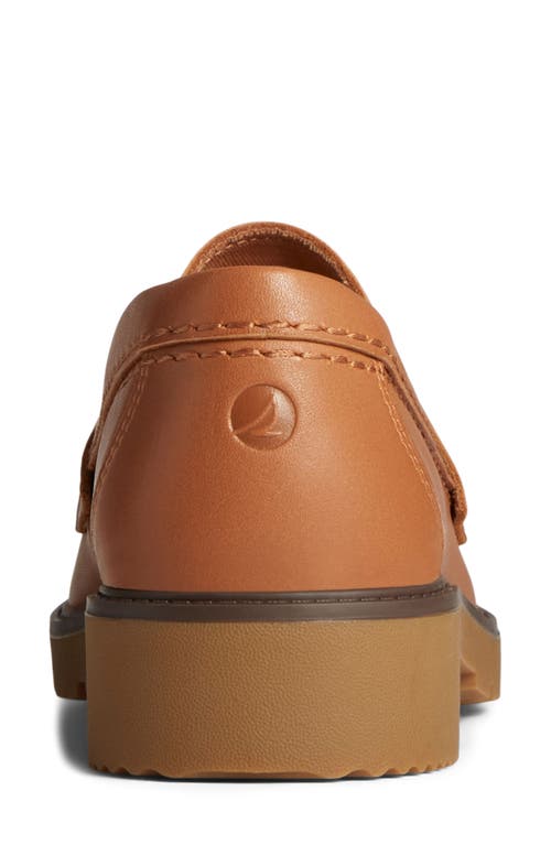 Sperry Top-sider® Sperry Wells Boat Shoe In Dark Tan