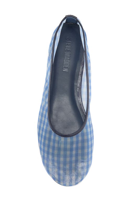 Steve Madden Meadow Flat In Blue