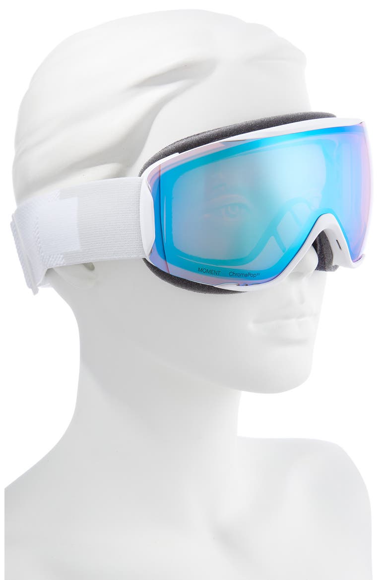 Moment Snow Goggles, Alternate, color, WHITE VAPOR GREEN