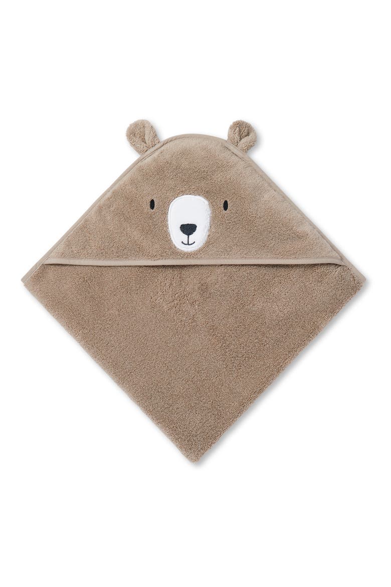 Animal Hooded Towel, Alternate, color, TAUPE