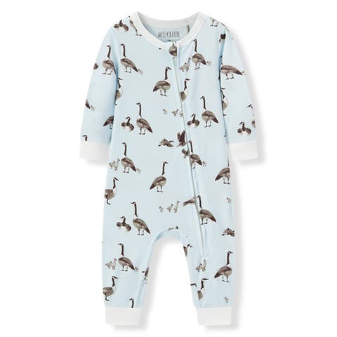 Luxe Stretch Zipper Pajama (Baby)