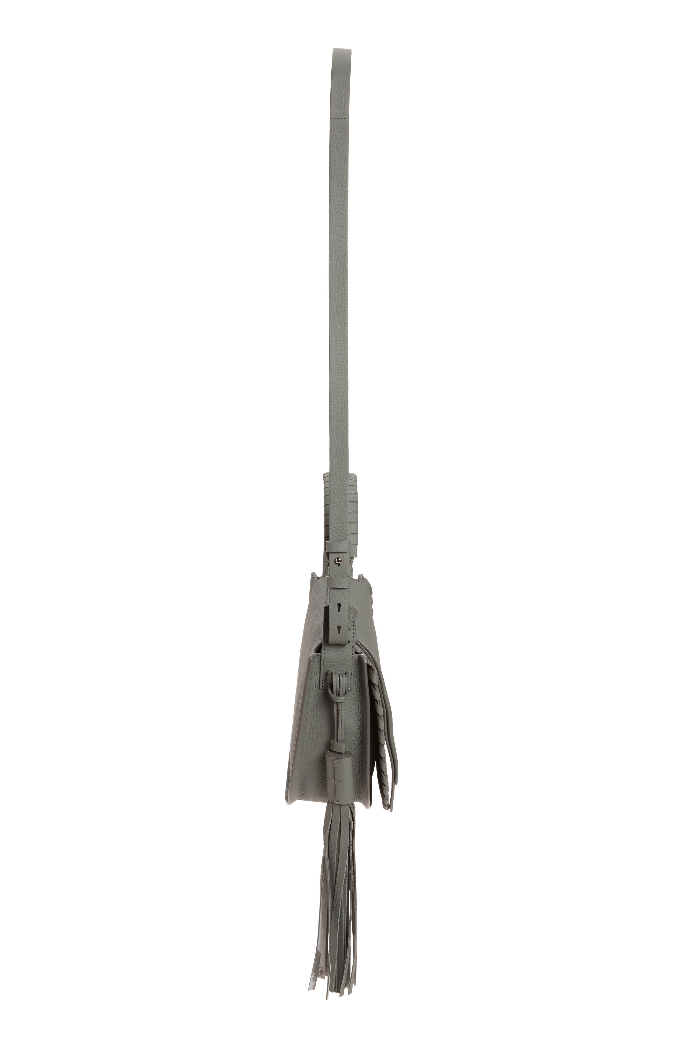 Mori Leather Crossbody Bag, Alternate, color, LIGHT SLATE BLUE