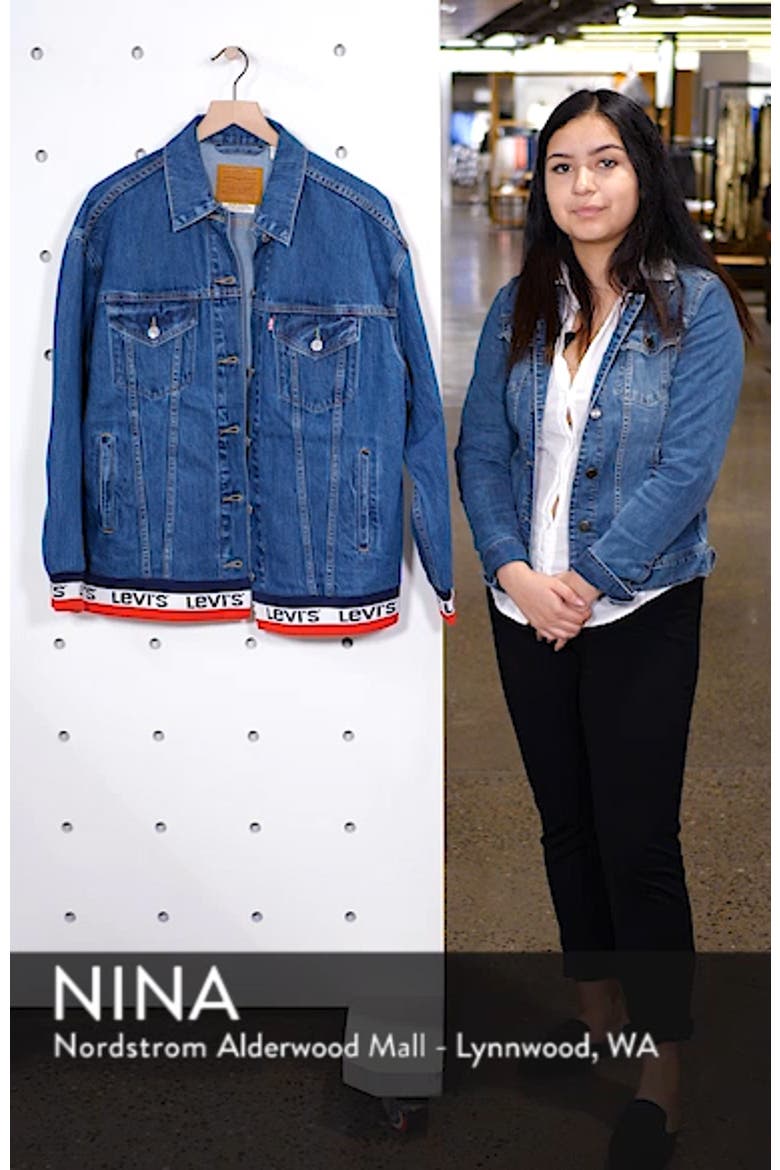 Levi's® Sport Tape Baggy Trucker Denim Jacket video