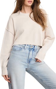 Good American Cozy Crewneck Sweater