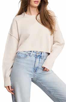 Good American Cozy Crewneck Sweater