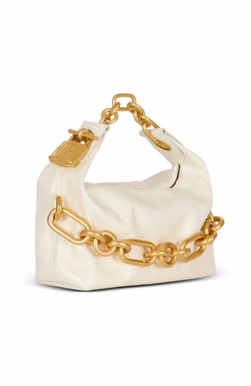 Balmain Mini Leather Sync Shoulder Bag