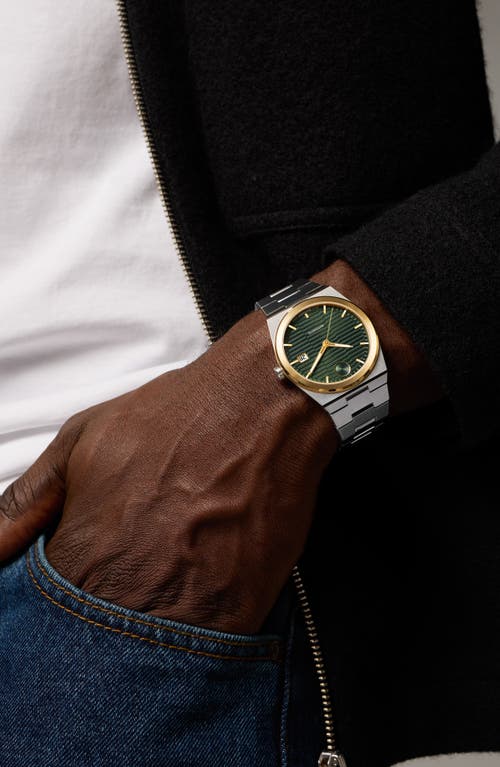 Movado Men's Bold Quest Swiss Automatic Stainless-steel Watch, 39mm In Green