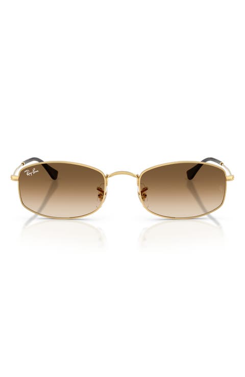 55mm Gradient Irregular Sunglasses