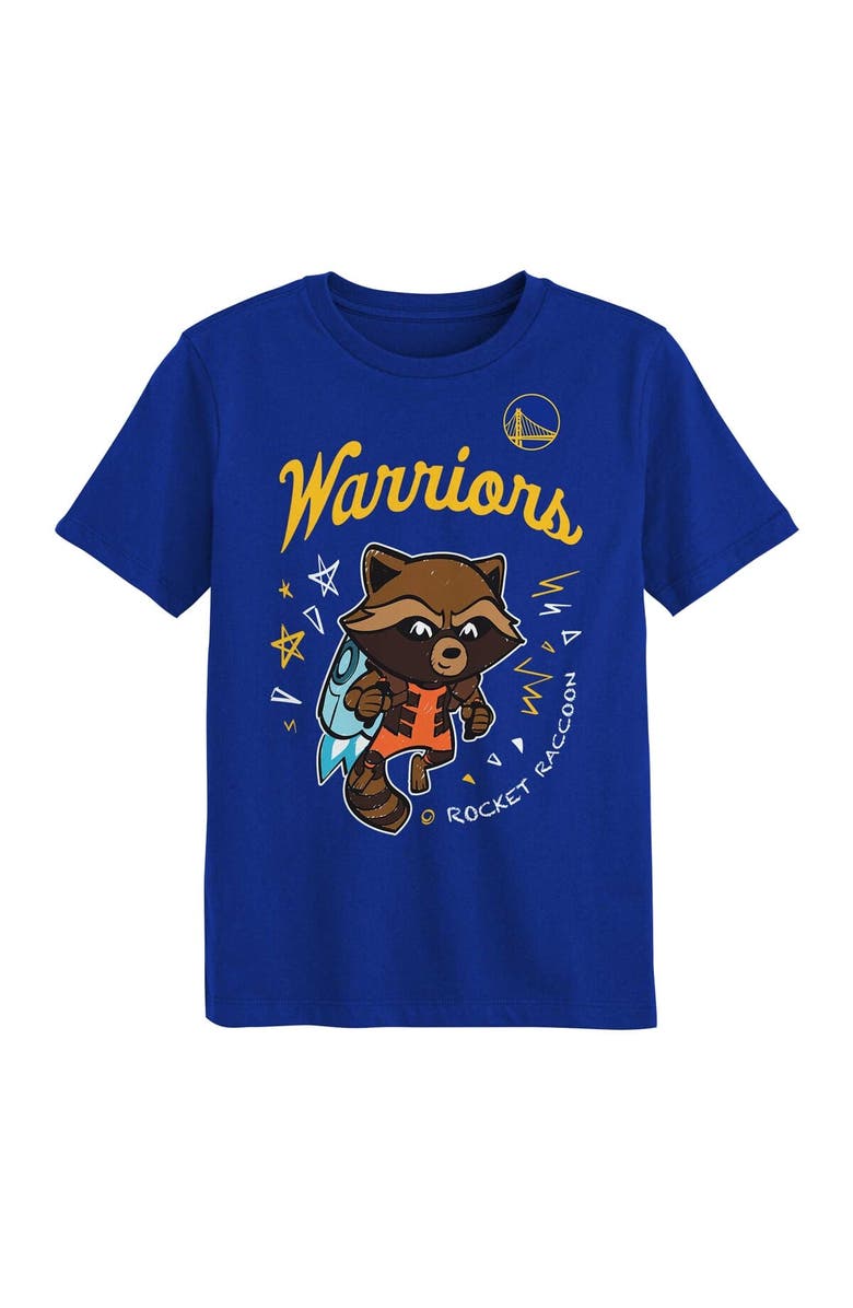 Outerstuff Preschool Golden State Warriors Two-Piece Guardians Of The Galaxy T-Shirt Set, Alternate, color, 