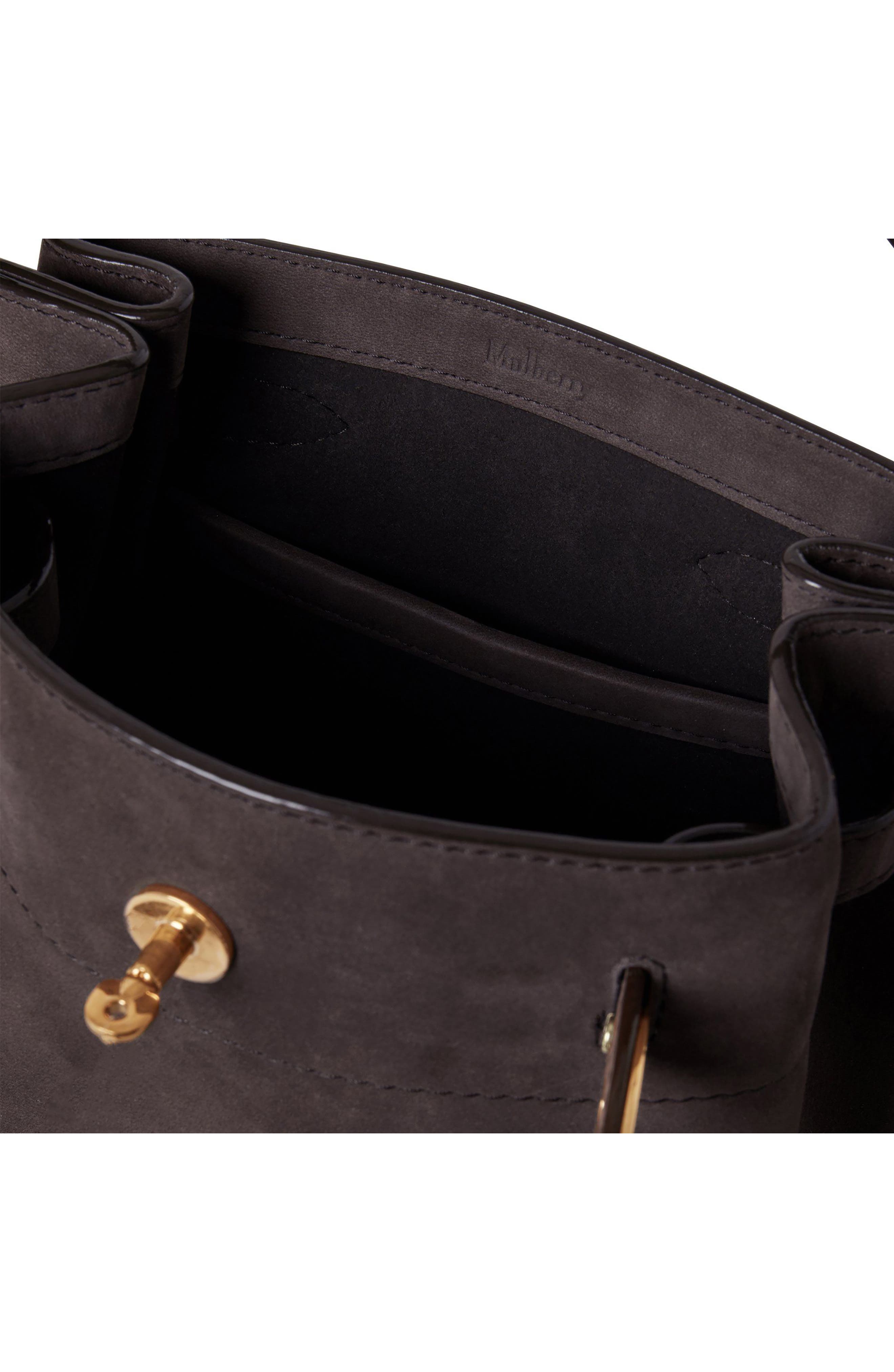 Mulberry Islington Nubuck Leather Bucket Bag, Alternate, color, 
