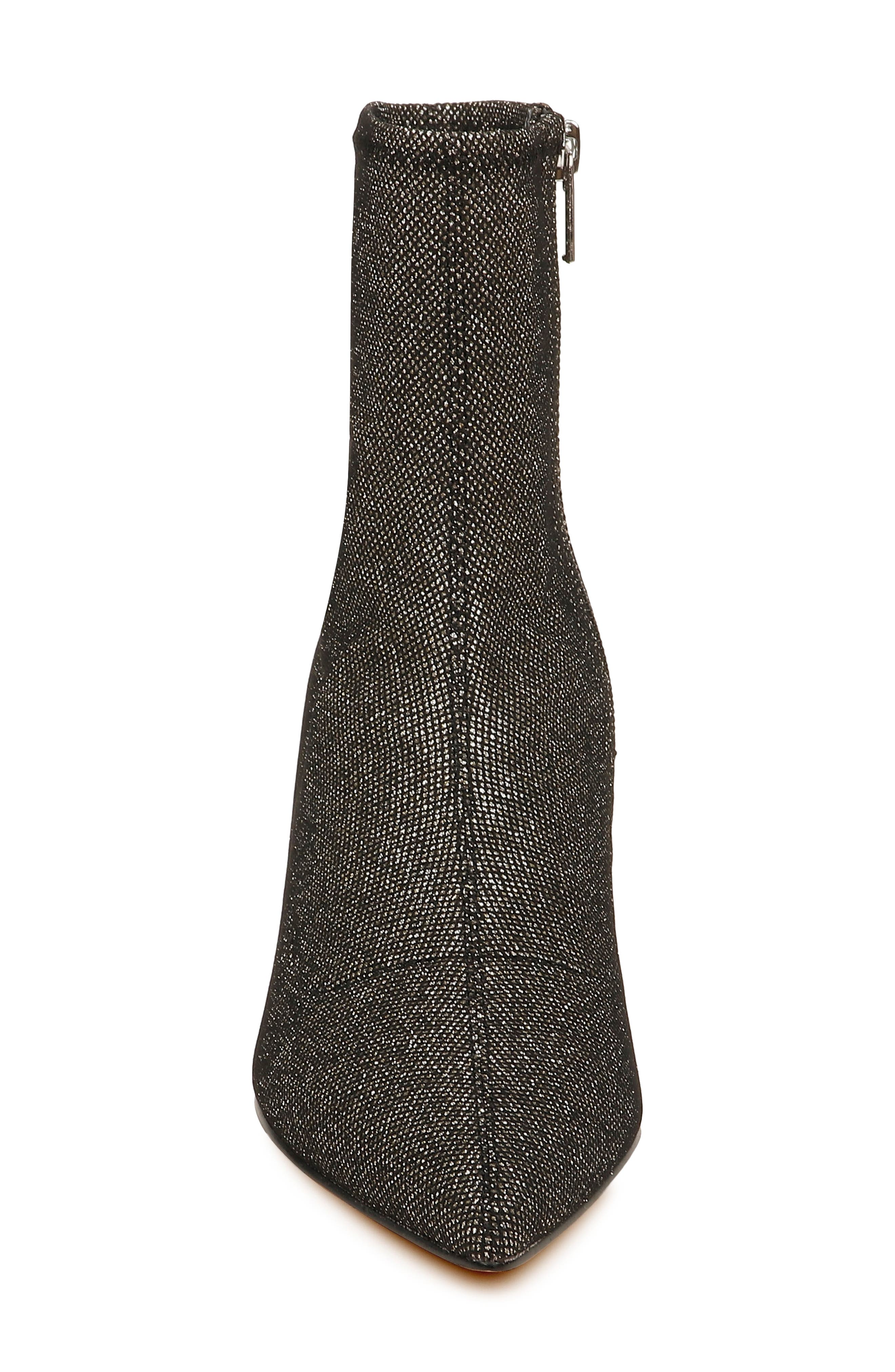 Pointed Toe Bootie, Alternate, color, SMOKE FABRIC