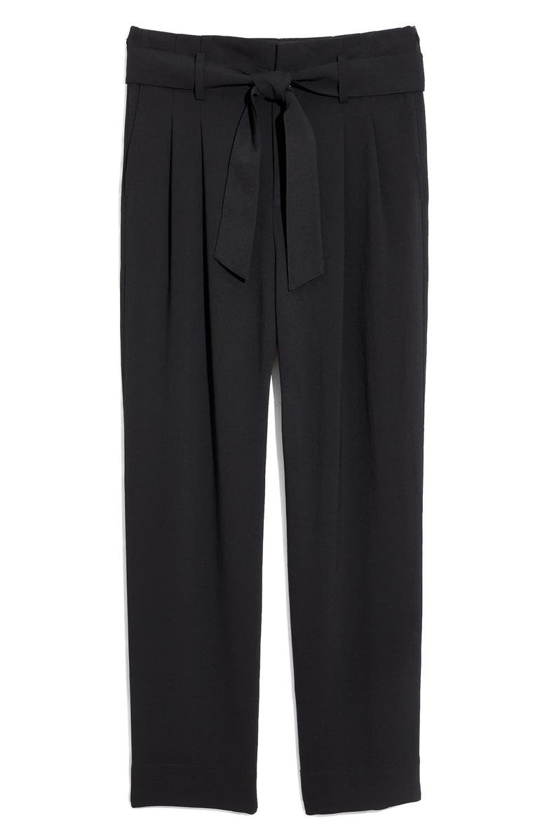 Madewell Drapey Paperbag Waist Pants, Alternate, color, 
