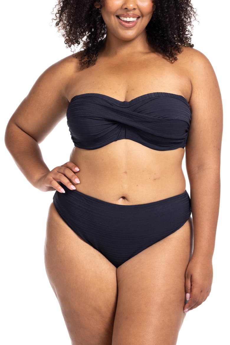 Aria Monet Bikini Bottoms, Alternate, color, BLACK