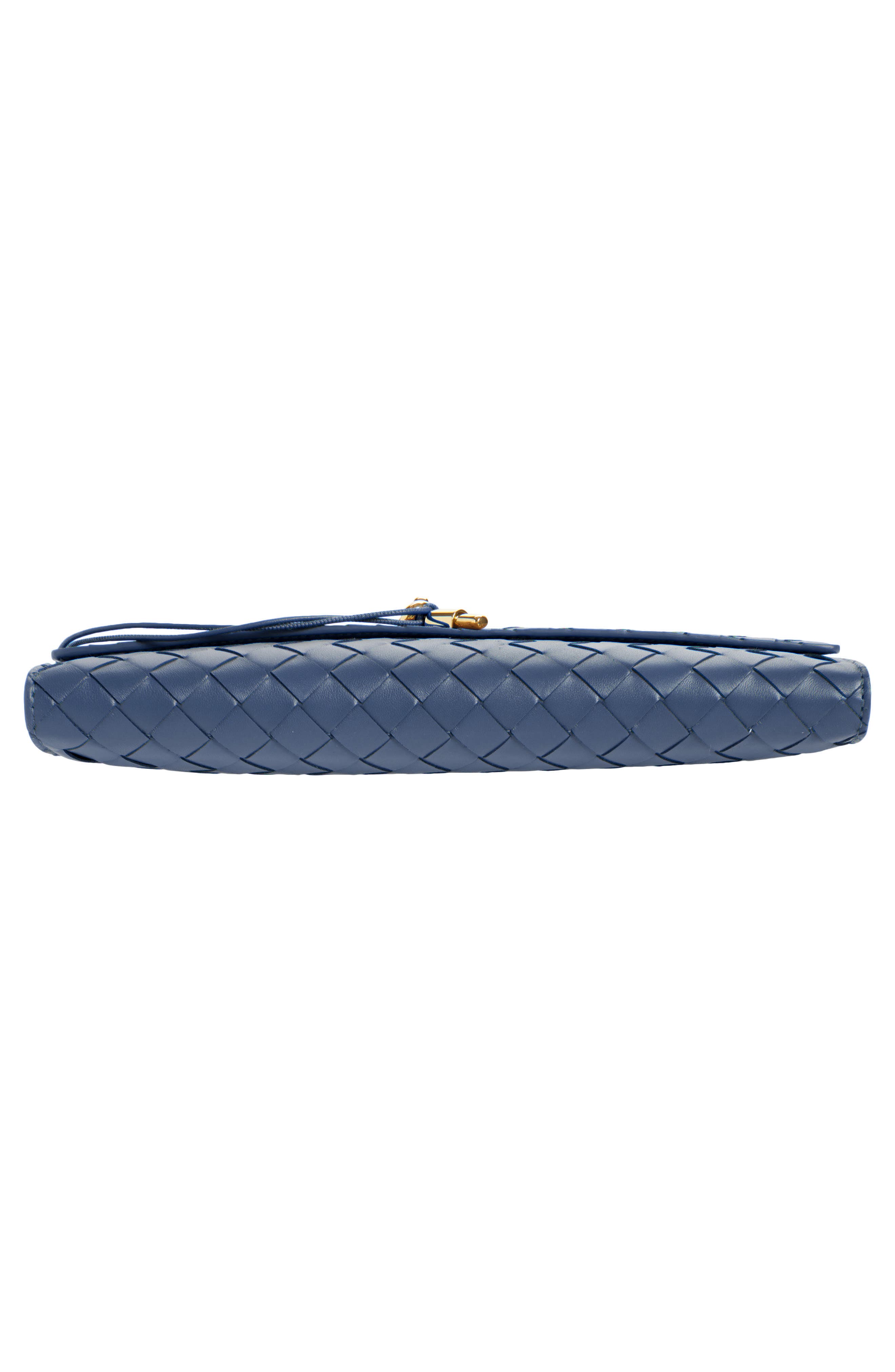 Long Andiamo Intrecciato Clutch Bag, Alternate, color, 4020 BLUE VENEZIA-MUSE BR