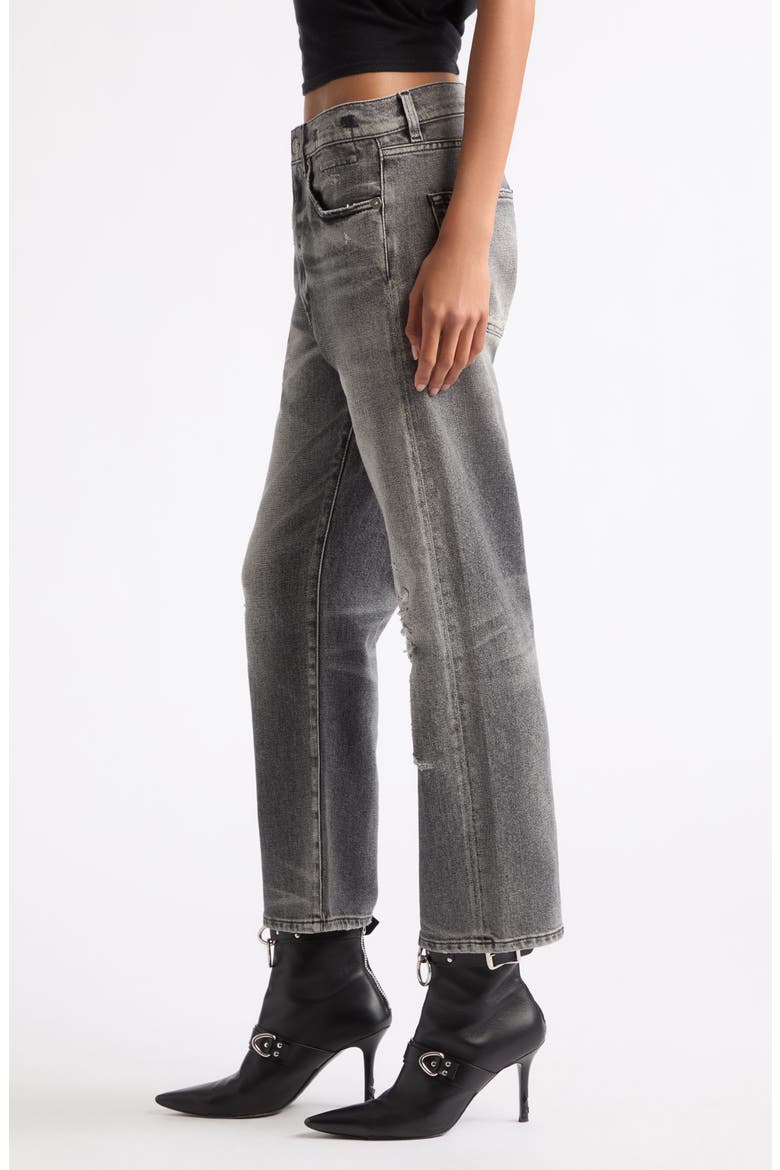 Distressed Boyfriend Jeans, Alternate, color, VINTAGE GREY