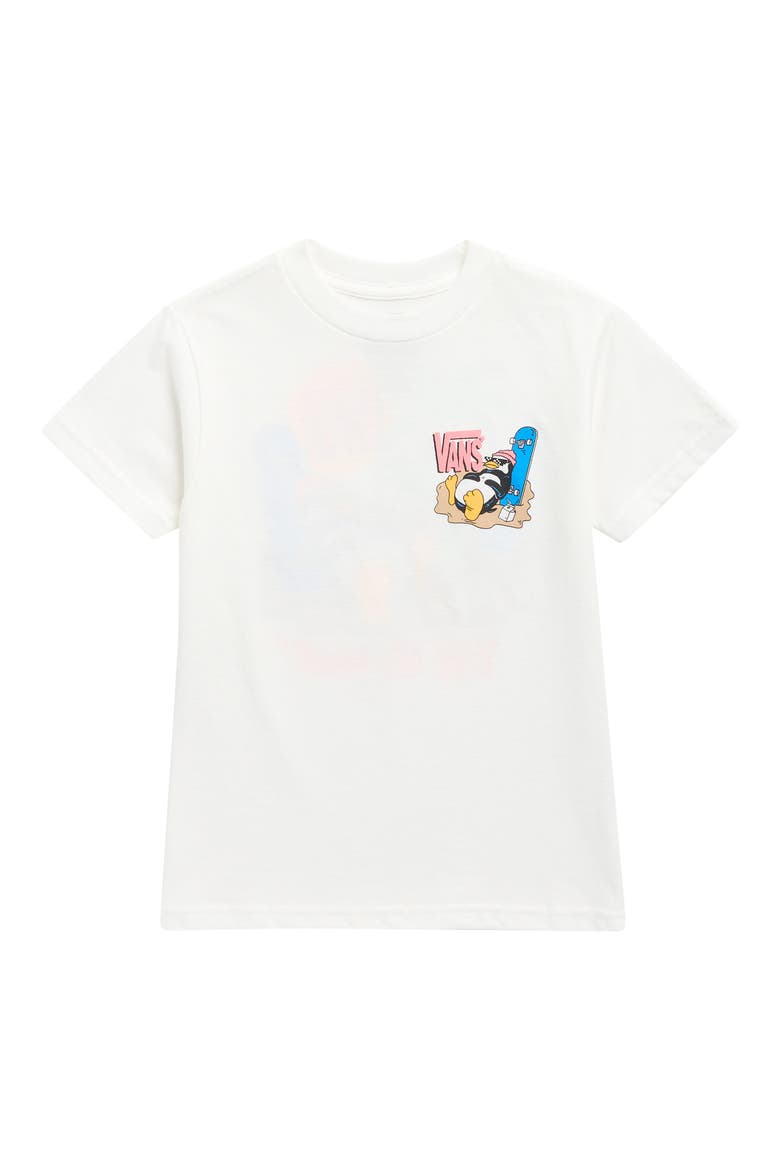 Kids' Yolo Penguin Cotton Graphic T-Shirt, Main, color, WHITE