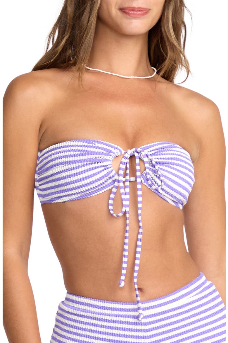 Josie Summer Hi Drew Multifit Bikini Top, Main, color, PURPLE PUNCH
