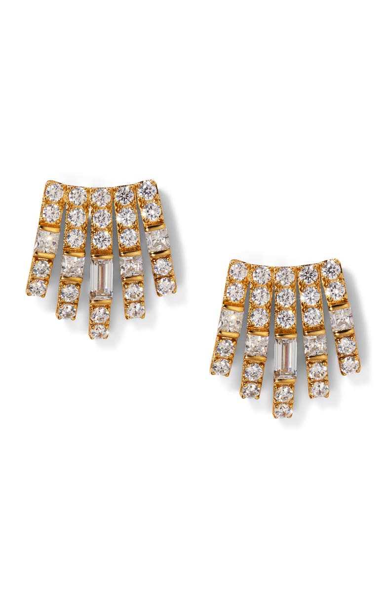 Nadri Delphine Cubic Zirconia Stud Earrings, Main, color,