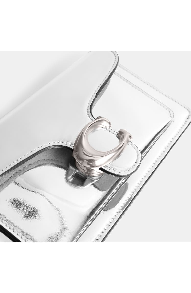 COACH Tabby 20 Mirror Metallic Leather Shoulder Bag, Alternate, color,