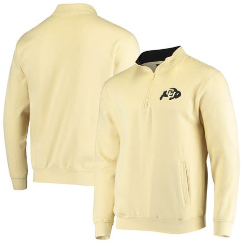 Men's Colosseum Gold Colorado Buffaloes Tortugas Logo Quarter-Zip Jacket