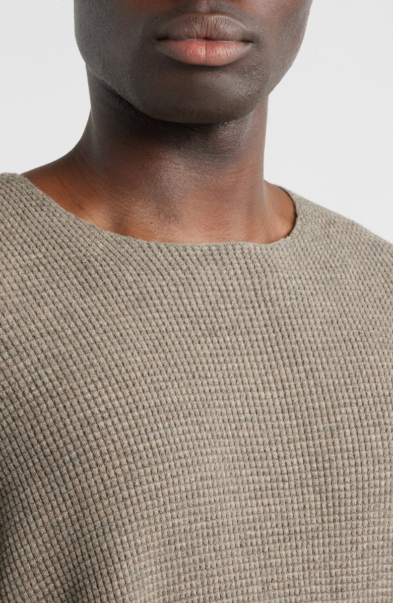 Fear of God Essentials Waffle Knit Sweater, Alternate, color, Homestead Heather