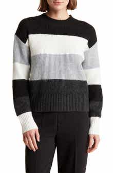 Colorblock Stripe Pullover Sweater
