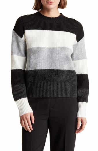 Colorblock Stripe Pullover Sweater